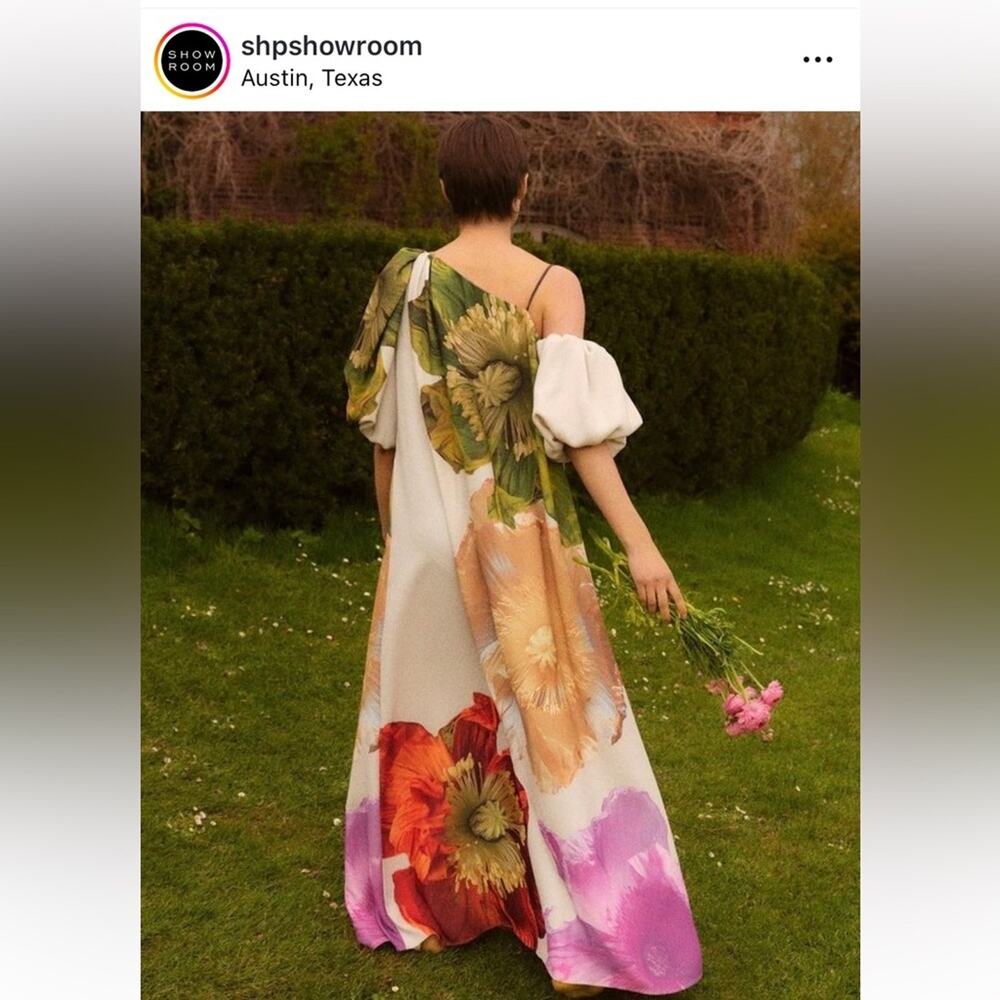 STINE GOYA payton dress in poppiesbloom poppies bloom floral XL - Picture 3 of 16